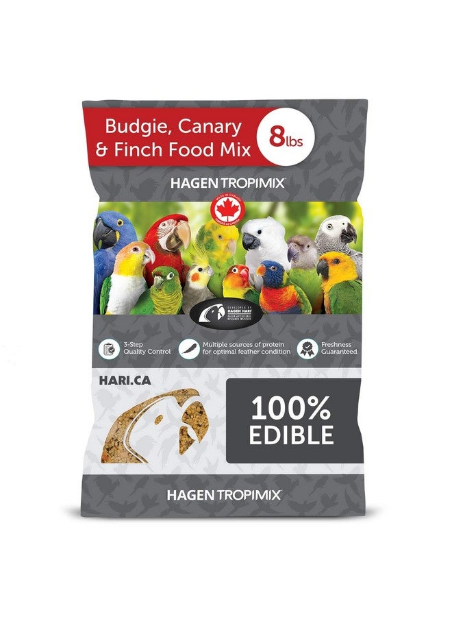 HARI Tropimix Bird Food for Budgies, Canaries And Finches, Hagen Parrot Food with Seeds, Egg, Fruits and Vegetables, Egg Food Mix, 8 lb Bag - Image 1