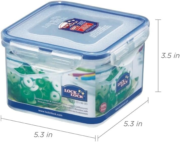 LocknLock Square Tall Food Container 860Ml - Image 2