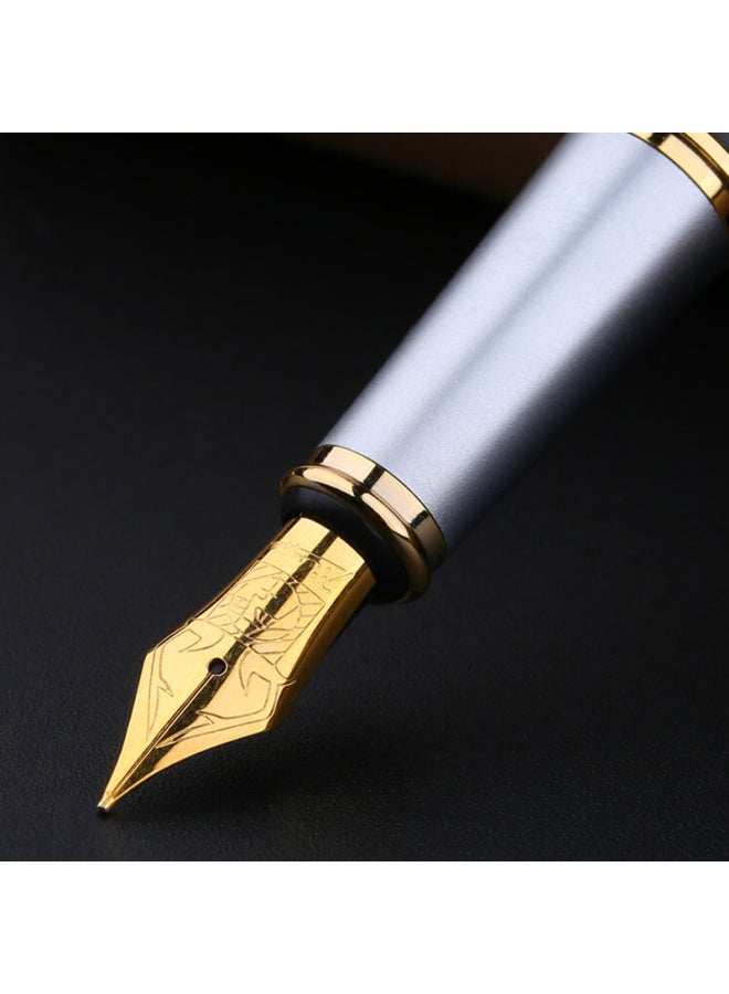 Pimio قلم حبر، قلم توقيع، هدية مكتبية للأعمال، تدريب خط اليد للطلاب البالغين، هدية تخرج للرجال والنساء، قلم حبر ذهبي الإيريديوم، 0.5 مم، 903، ذهبي - Image 4