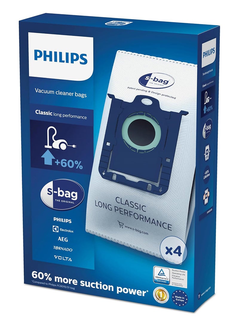Philips Vacuum Dust Bag FC8021/03 White/Blue - Image 1
