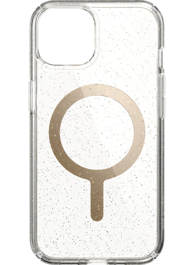 Speck غطاء سبك بريسيديو بيرفكت-كلير مع مغناطيس ذهبي - آيفون 14/13