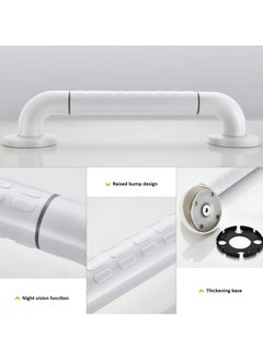 non-slip grab rail for bathrooms and showers, measuring 45 cm in length, with white stainless steel and nylon safety handles - pzsku/Z44DF23CFFCA8C1DB09E3Z/45/_/1734123756/ea7ca95e-ad8d-4ef1-84cc-d4888fdd8889