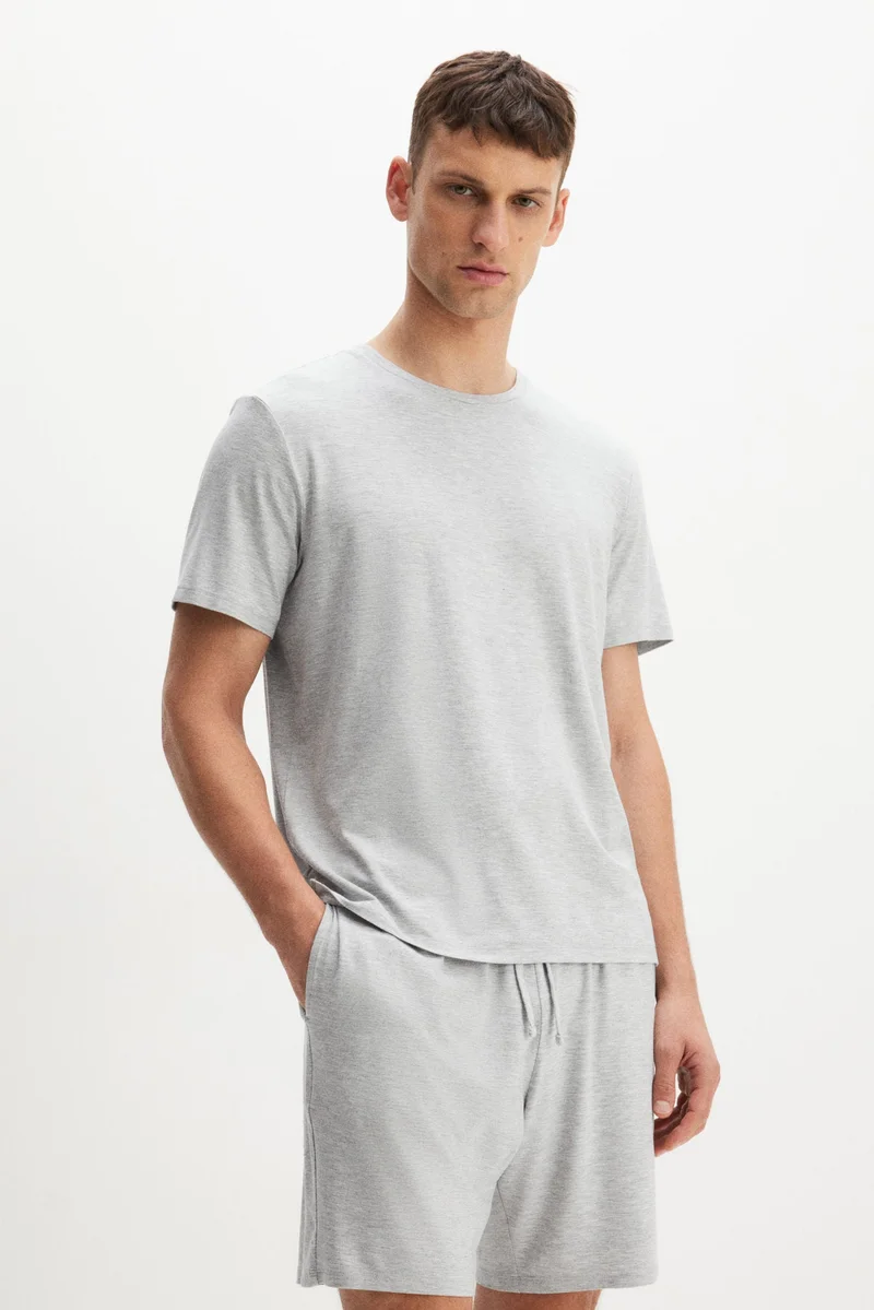 H&M Jersey pyjama T-shirt and shorts