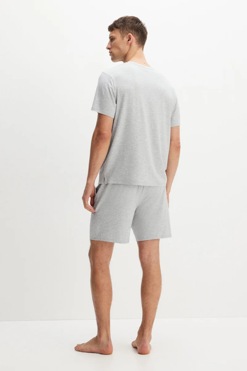 H&M Jersey pyjama T-shirt and shorts