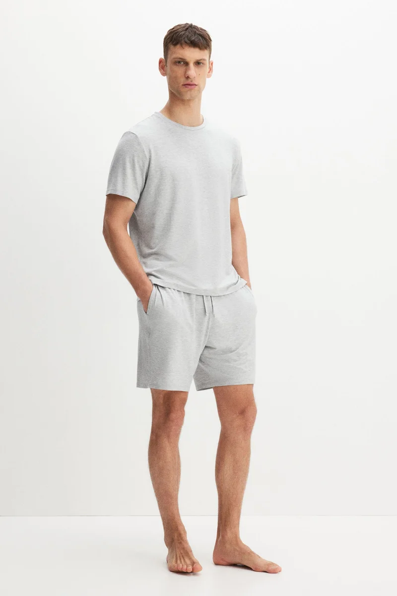 H&M Jersey pyjama T-shirt and shorts