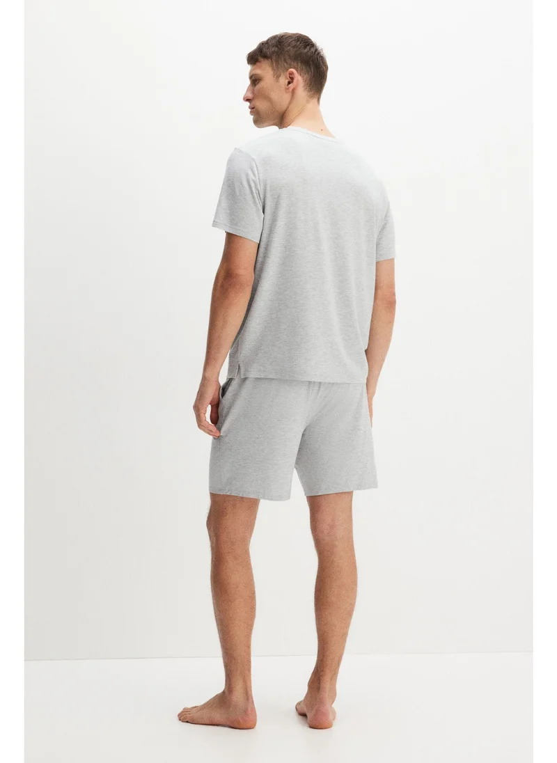 H&M Jersey pyjama T-shirt and shorts