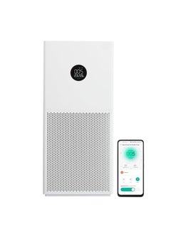 Smart Air Purifier 4 Lite for Home AQI Display HEPA  Carbon Filter trap 99.99% Virus Dust  Odor Large coverage area up to 462 Sq ft App Control RoHS  Allergy Care Certified Alexa  GA(Latest version)