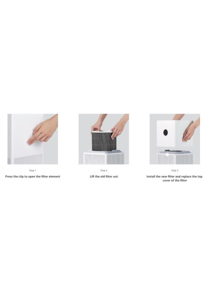REBENUO - Smart Air Purifier 4 Lite for Home AQI Display HEPA  Carbon Filter trap 99.99% Virus Dust  Odor Large coverage area up to 462 Sq ft App Control RoHS  Allergy Care Certified Alexa  GA(Latest version) - Image 1