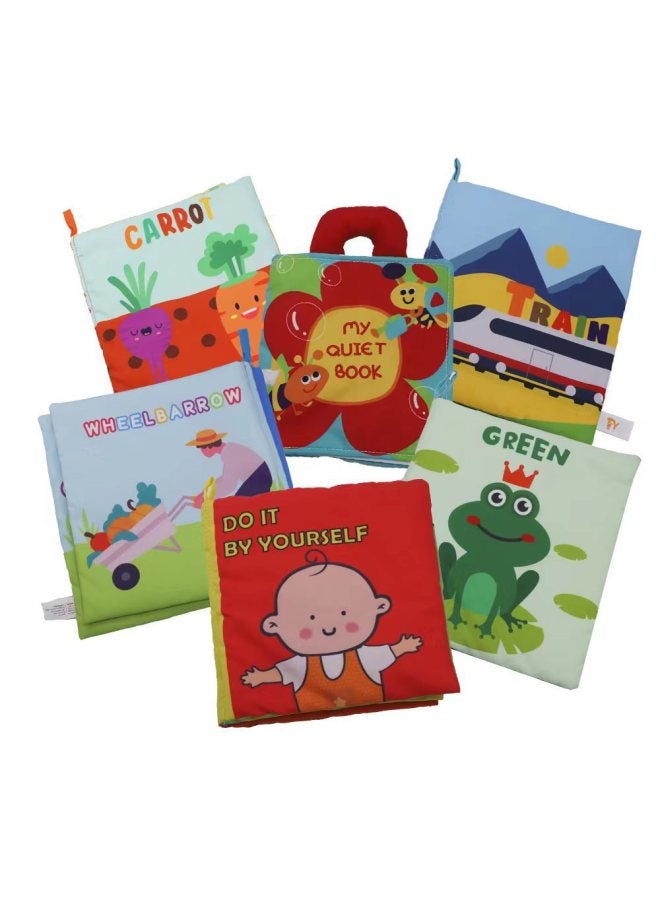 Direct Baby Cloth Book Early Education Baby Tear Not To Rot Three-dimensional Cloth Book Can Bite Not Fade Educational Toys - Image 5