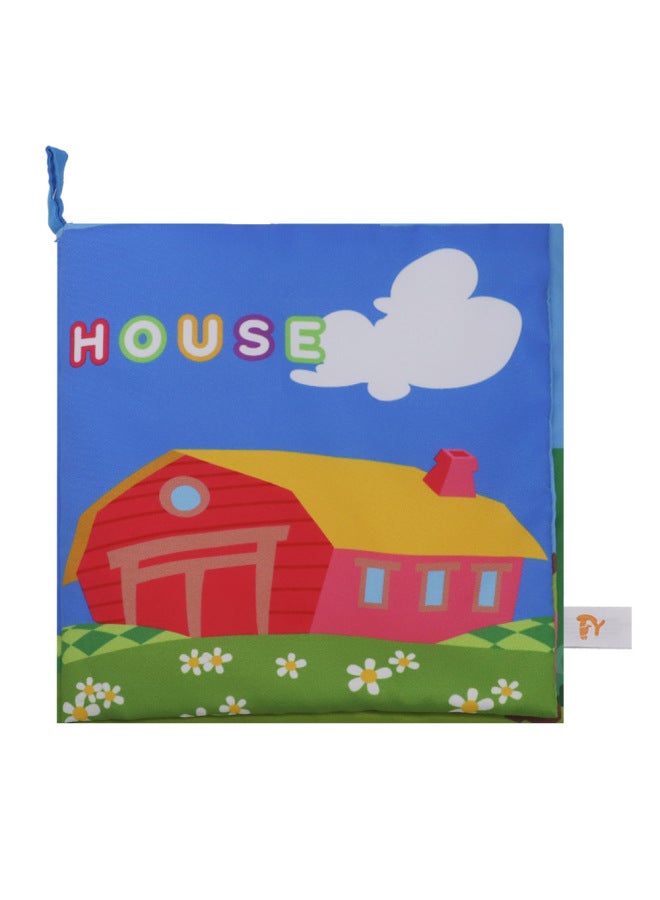 Direct Baby Cloth Book Early Education Baby Tear Not To Rot Three-dimensional Cloth Book Can Bite Not Fade Educational Toys - Image 1