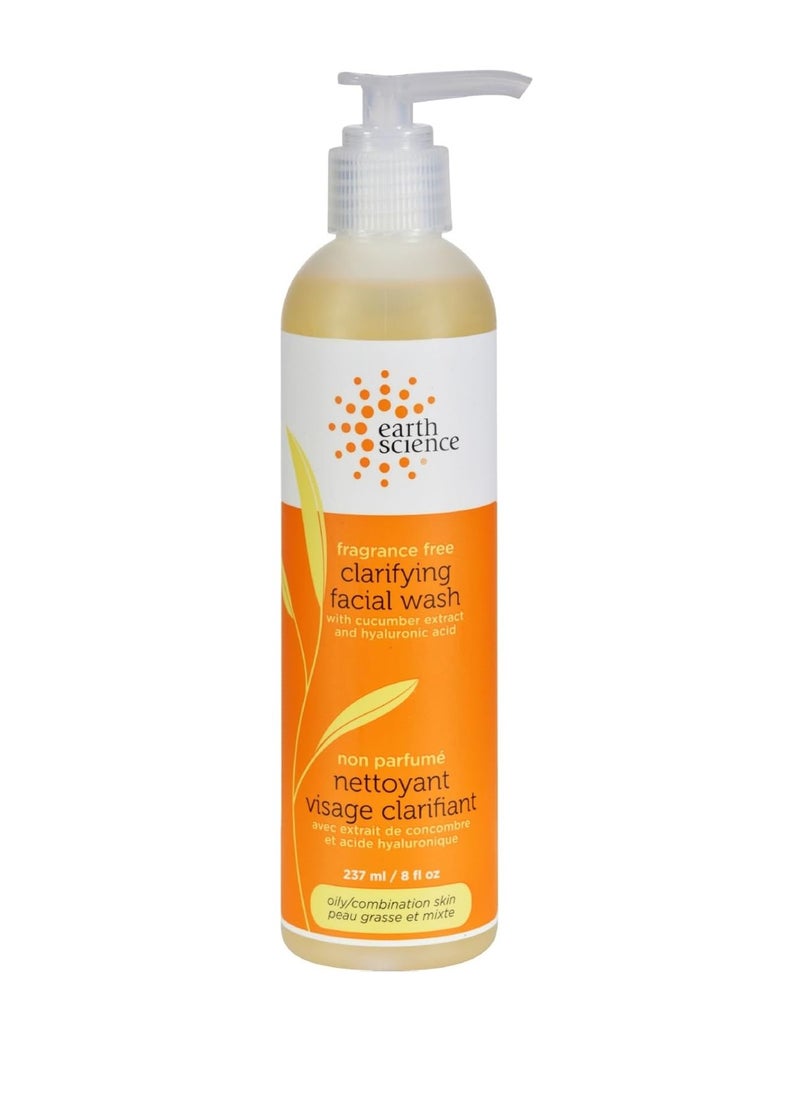 Earth Science - EARTH SCIENCE - Fragrance-Free Gentle Clarifying Facial Wash For Oily, Combination Skin Types (8 oz) - Image 1