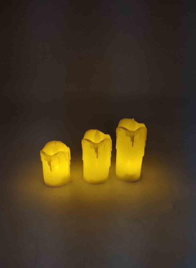 3-Piece LED Candle Light  - Image 2