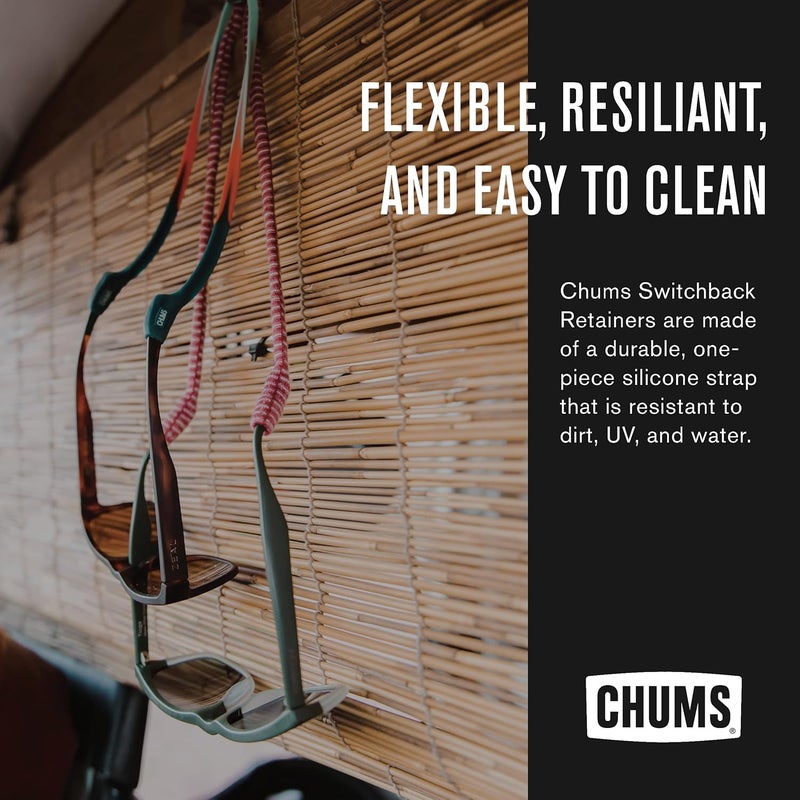 CHUMS Switchback Eyewear Retainer - Lightweight Silicone Sunglasses Strap - Image 2