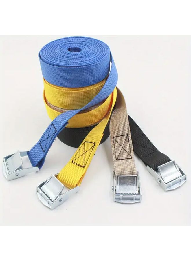 Heavy Duty Ratchet Tie Down Strap Green 39.37 Inch 2 Pieces 330 LB Capacity - Image 2