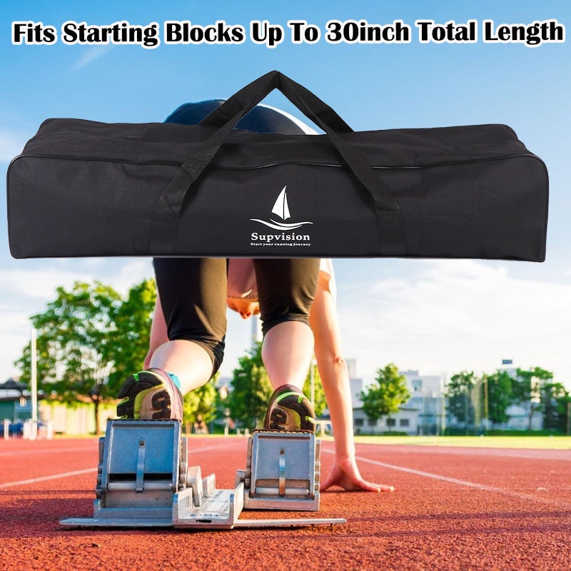Supvision 31.5in Foldable Duffle Bag Fits Starting Blocks with an Overall Length of Less Than 30 Inches Extra Large Travel DuffelTote GymBag with Zippers and Handles Sports Oxford Cloth Bags - Image 5
