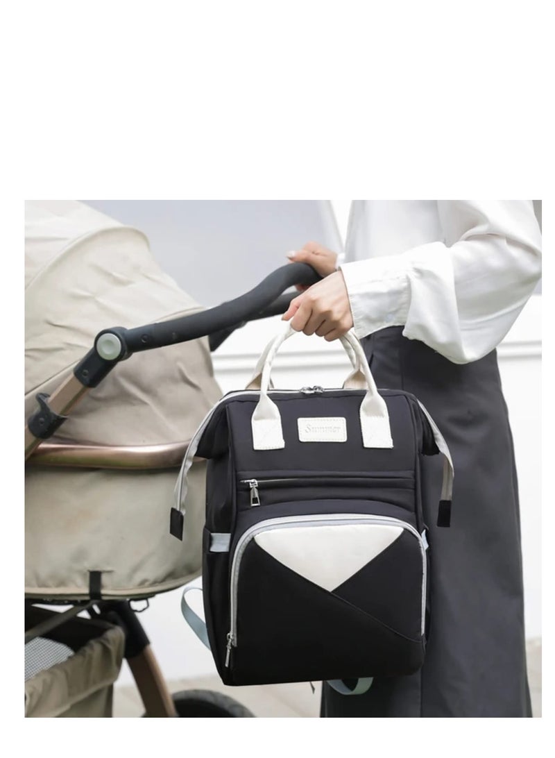 Summer High Quality Fashion Waterproof Multifunctional Mommy Diaper Bag Pack Large Capacity Baby Travel Mom Back Diaper Bagk - Image 3