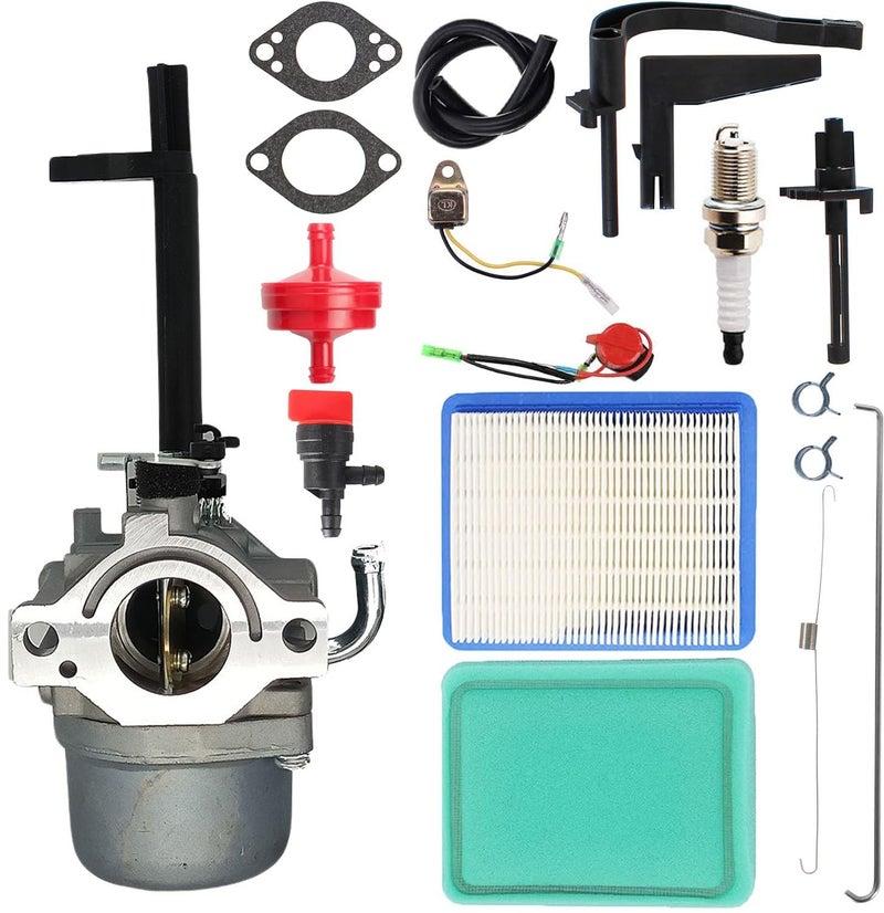 Dosens 591378 Carburetor Compatible for 10 Hp 697978 796321 696132 696133 796322 694952 6250 Nikki 695115 030430 695114 Coleman Powermate 5000 6250 Storm Responder 5500 Troy Bilt 204412-0147E1 Carb - Image 1