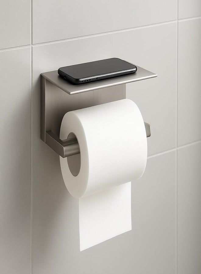 SNAPPSY Stainless Steel Tissue Holder | Mobile Phone Rack for Bathroom | 304 Stainless Steel, 30kg Capacity | Household & Public Use | K7 Color - Image 3