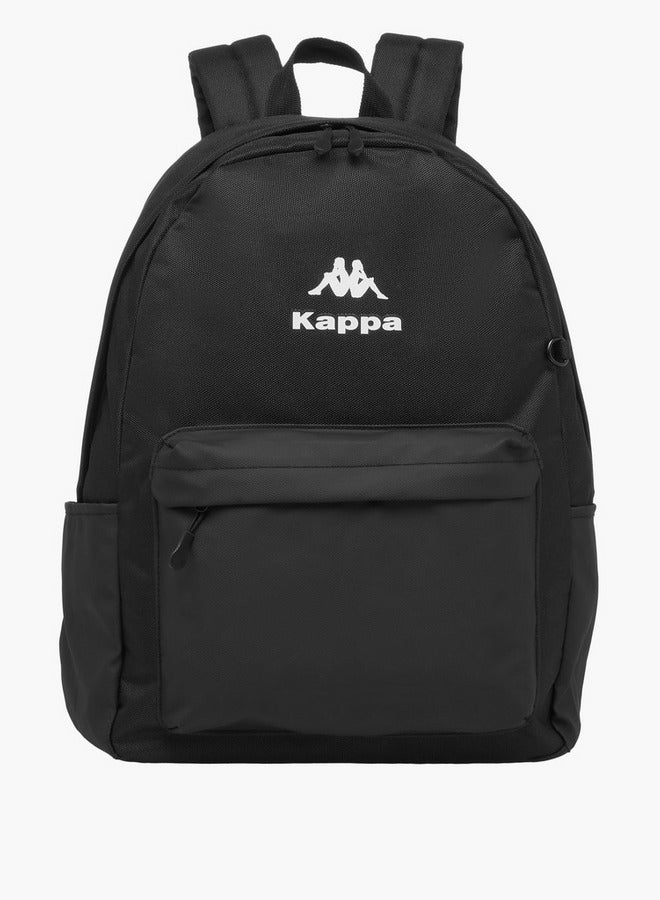 Kappa Logo Print School Backpack with Pencil Pouch - 46x38x15 cm - Image 2