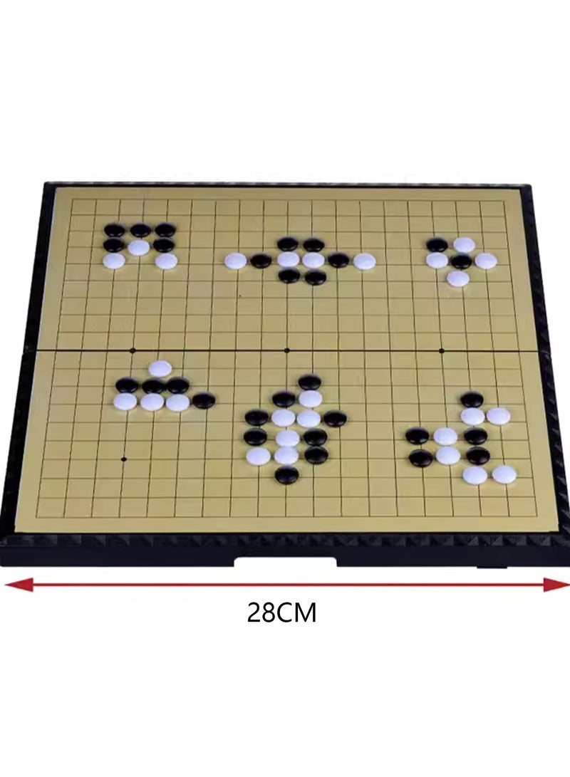 This Portable Children's Go And Go Game Set Is Specially Designed For Young Chess Fans, Combining Go And Go In One.  - Image 2