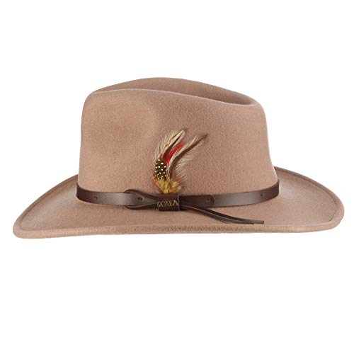 SCALA Men's Crushable Felt Outback, Putty, X-Large - Image 1