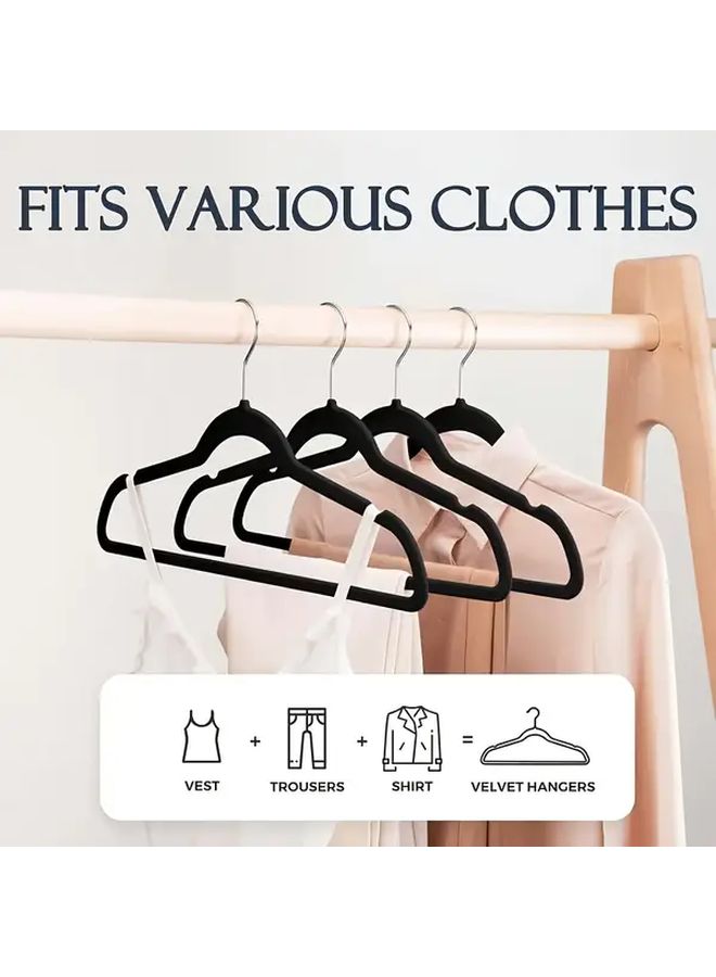 Velvet Magic Hangers 5 Pack Super Strong Non Slip For Wet And Dry Storage - Image 2