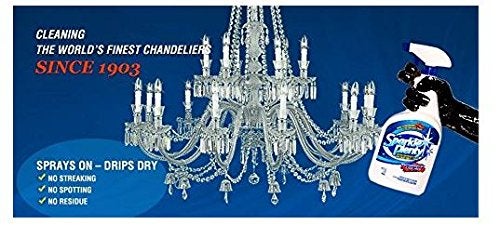 Sparkle Plenty Crystal Chandelier Cleaner Spray | Drips Dry | Home Cleaning Supplies | Crystal Cleaner | Fine Collectables Cleaner | Glass Cleaner | Figurine Cleaner | 32 fl oz (Pack of 2) - Image 2