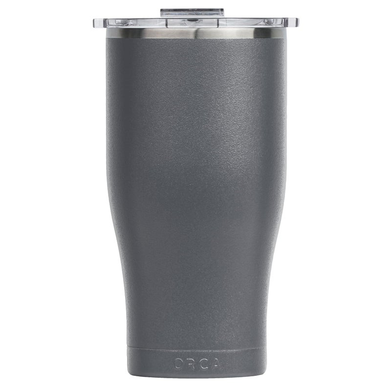 ORCA Chaser 27oz  Insulated Stainless Steel Cup with a Spill Proof Whale Tale Lid Dishwasher Safe Tumbler for Hot  Cold Drinks  Charcoal