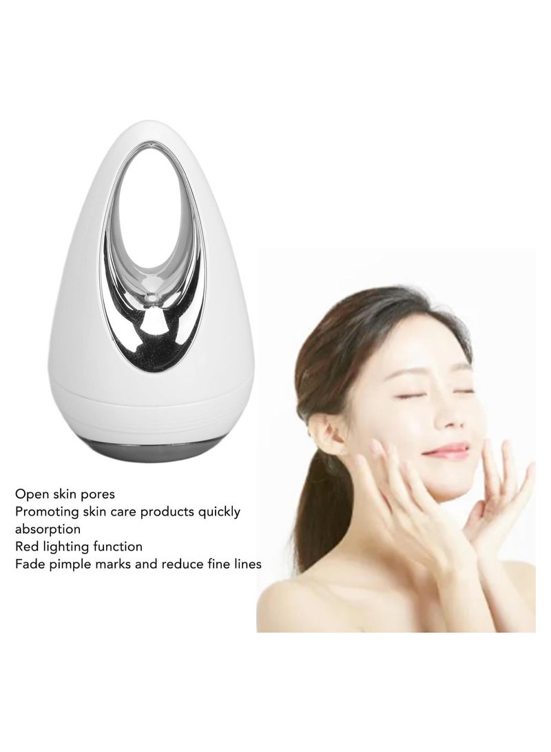 عام مدلك الوجه الكهربائي، آلة تجميل الوجه بتقنية التدليك بالاهتزاز والإضاءة الحمراء لتعزيز امتصاص المنتجات وتجديد البشرة لتنقية البشرة. - Image 2