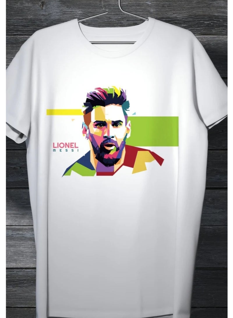 URBANTRANDS Lionel Messi Printed T-Shirt
