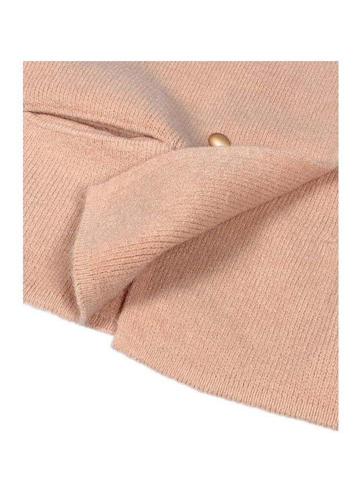 بونكا جاكيت صوف طويل جملي بأزرار وجيوب للنساء والفتيات من بونكا - Image 2