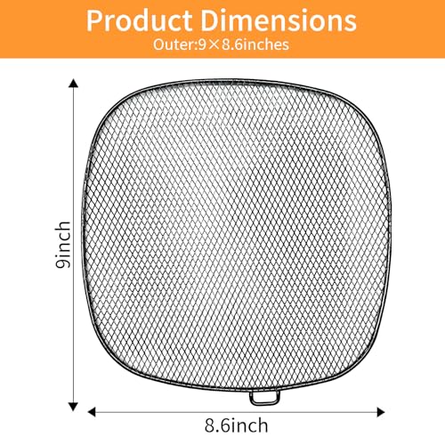 GWY Air Fryer Replacement Parts for Philips HD9630 3lb4qt Airfryer XXL 986 SUS 304 Stainless Steel Air Fryer XXL Accessories Replacement Basket Tray for Philips HD9650 HD9765 HD9860 Air Fryer - Image 3