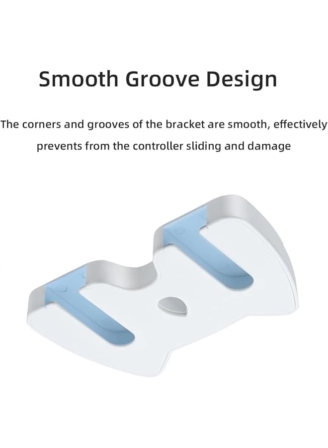 أكس سبرينج حامل طاولة تحكم Xspring لجهاز Xbox بدون حفر، حامل وحدة تحكم Switch Pro ومنظم للإدارة المكتبية (أبيض) - Image 3