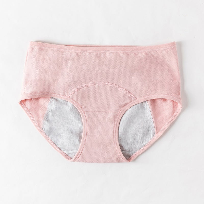 Cotton Antibacterial Leakproof Womens Period Panties Light green - Image 2
