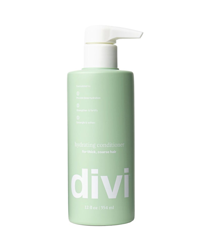 DiVi بلسم ديفي المرطب للنساء والرجال - ينعّم، يفك تشابك، ويقوي الشعر - تركيبة مغذية لجميع أنواع الشعر، بما في ذلك الشعر الجاف، المجعد، والمعالج بالألوان - 12 أونصة سائلة - Image 1