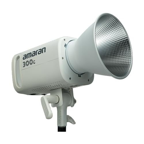 Aputure Amaran 300C White, 300W RGB LED COB Video Light CCT 2500K to 7500K Bowen Mount Continuous Output Lighting Support App Control - Image 3