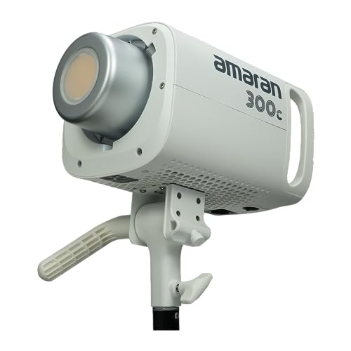 Aputure Amaran 300C White, 300W RGB LED COB Video Light CCT 2500K to 7500K Bowen Mount Continuous Output Lighting Support App Control - Image 5