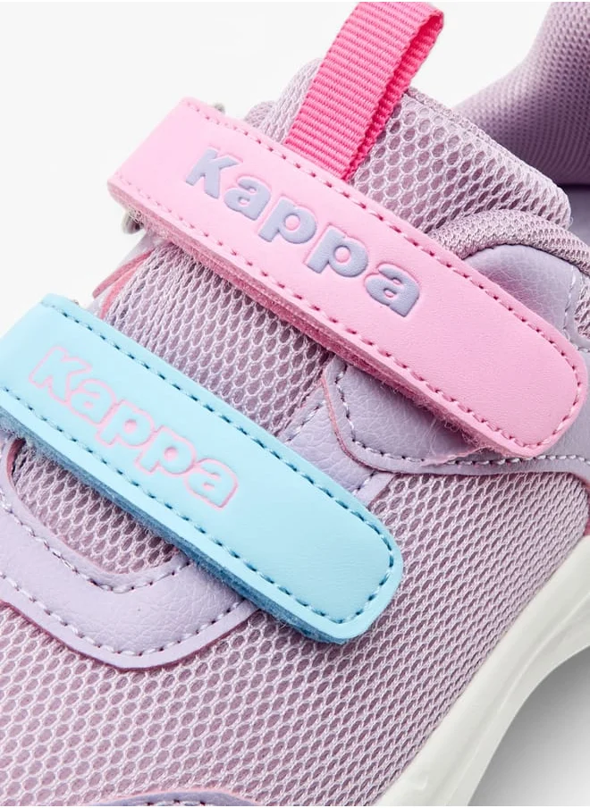 كابا Girls Colourblock Sneakers with Hook and Loop Closure