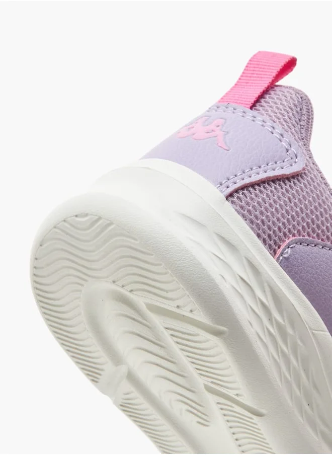 كابا Girls Colourblock Sneakers with Hook and Loop Closure