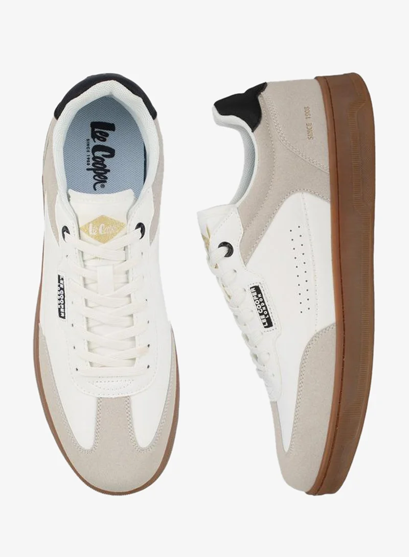 لي كوبر Men Panelled Lace-Up Sneakers