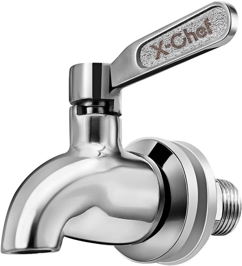 X-Chef Beverage Dispenser Spigot Replacement, Stainless Steel Metal Spigot for Glass Jar & Drink Dispenser - Image 4