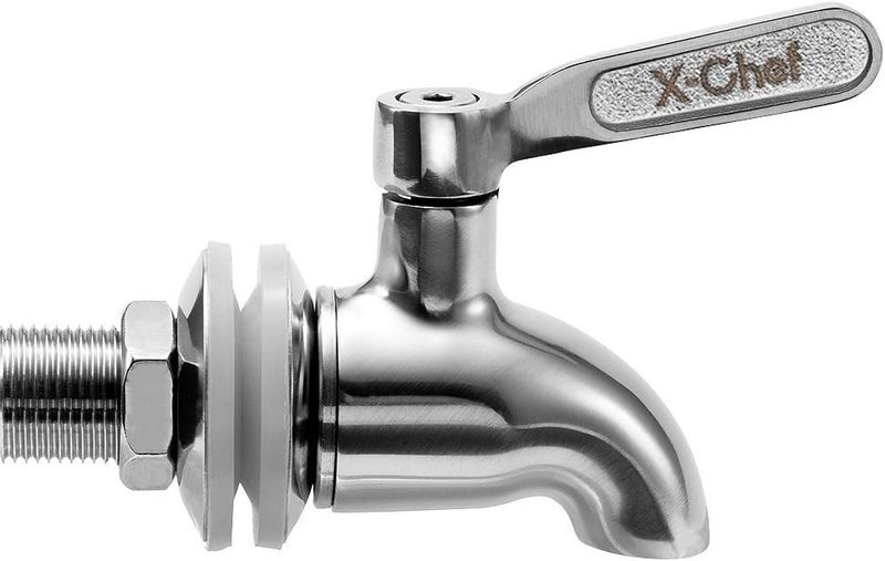 X-Chef Beverage Dispenser Spigot Replacement, Stainless Steel Metal Spigot for Glass Jar & Drink Dispenser - Image 5