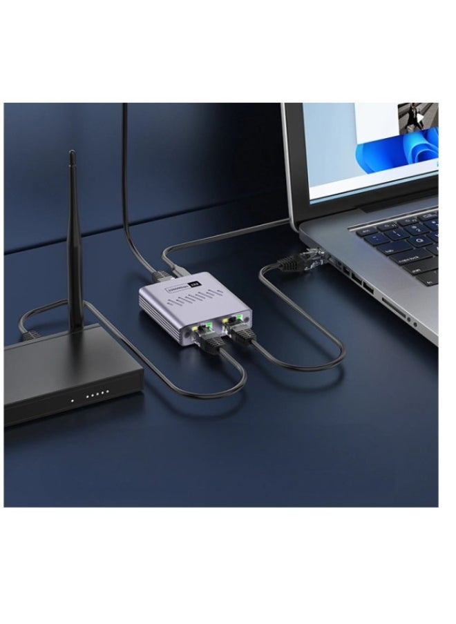 Terabyte Gigabit Ethernet Splitter High Speed 1 in -2out 1000MBPS  - Image 4