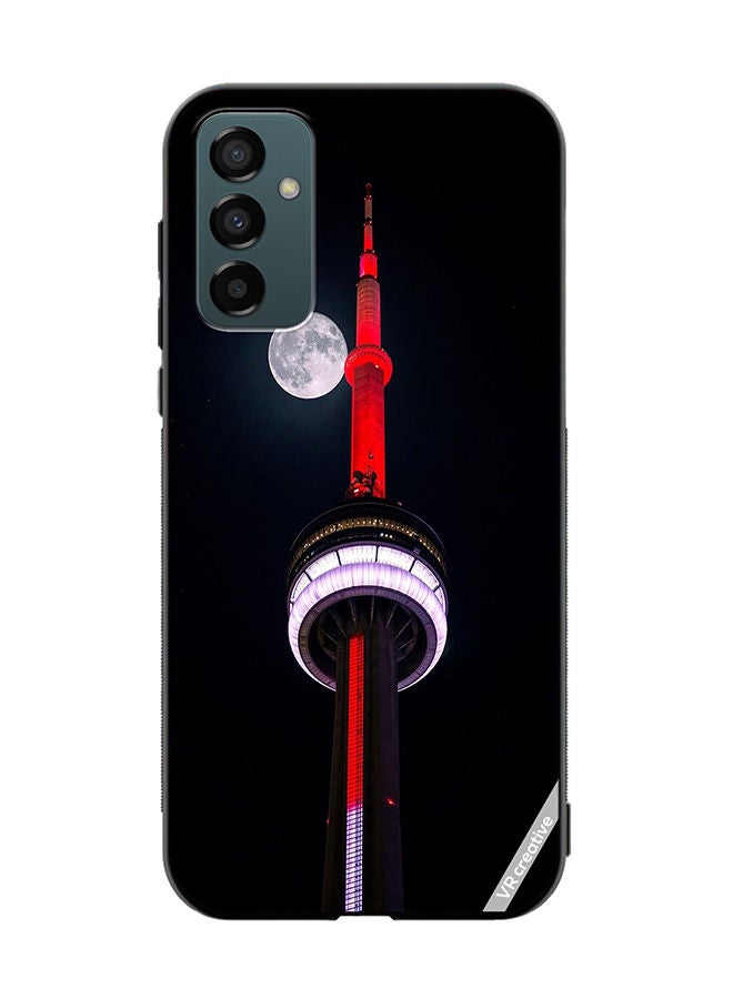VR CREATIVE Protective Case Cover For Samsung Galaxy M23 Cn Tower Lightup Red Design Multicolour - Image 1