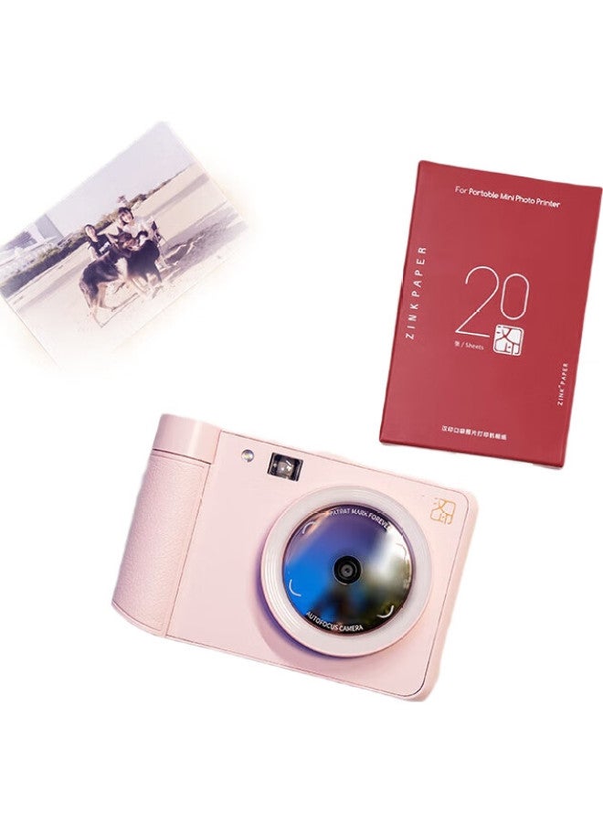 Hprt Mini Portable Tant Camera, Pocket Color Photo Printer, Specialized Adhesive Film, C Patible With Z1 Model - Image 2