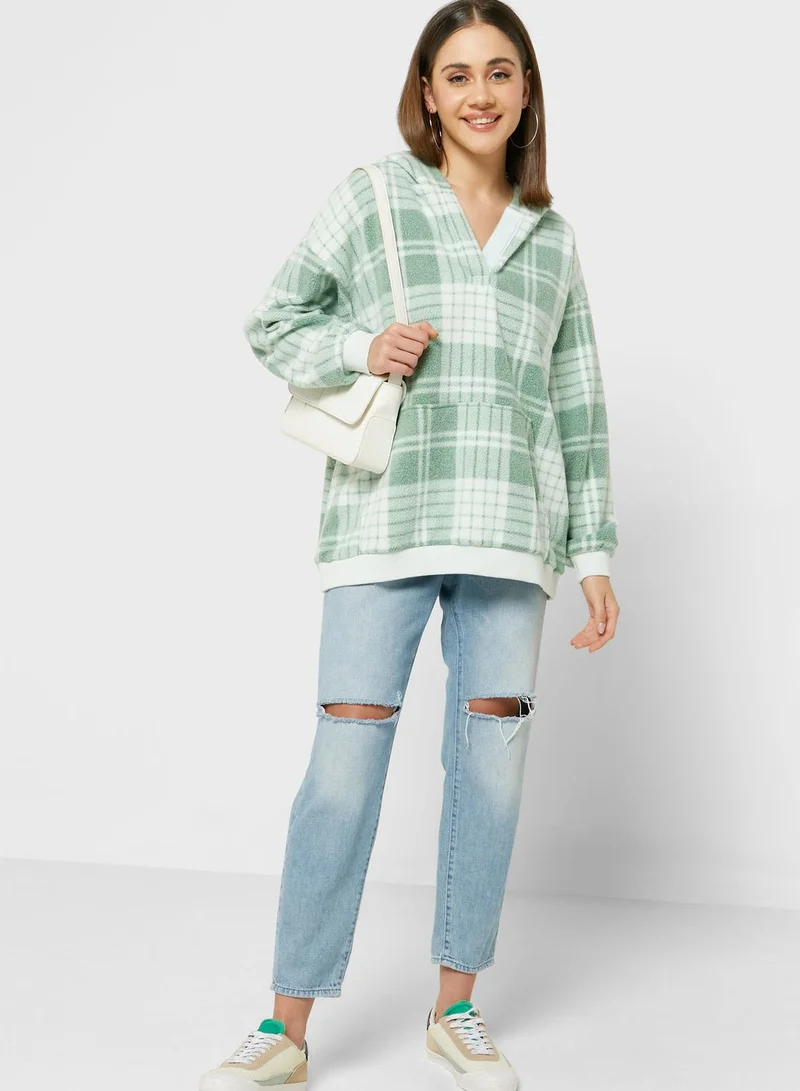 Aerie Checkered Hoodie