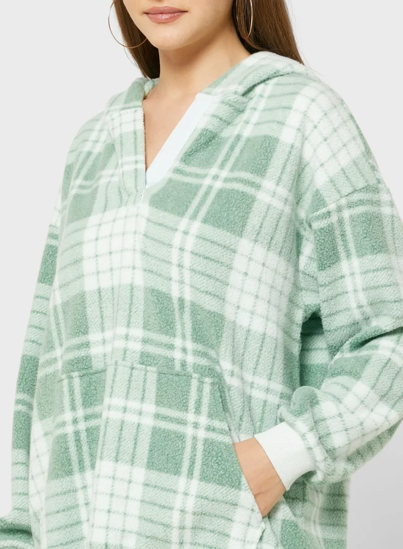Aerie Checkered Hoodie