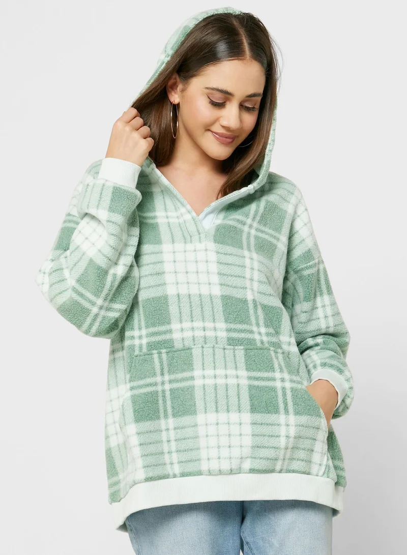 Aerie Checkered Hoodie