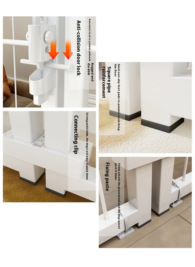 Kidle Pet Dog Cage Fence Type Home Indoor Suitable For Large And Medium-Sized Dogs Free Combination With Isolation Door 120*60*70cm  - Image 4