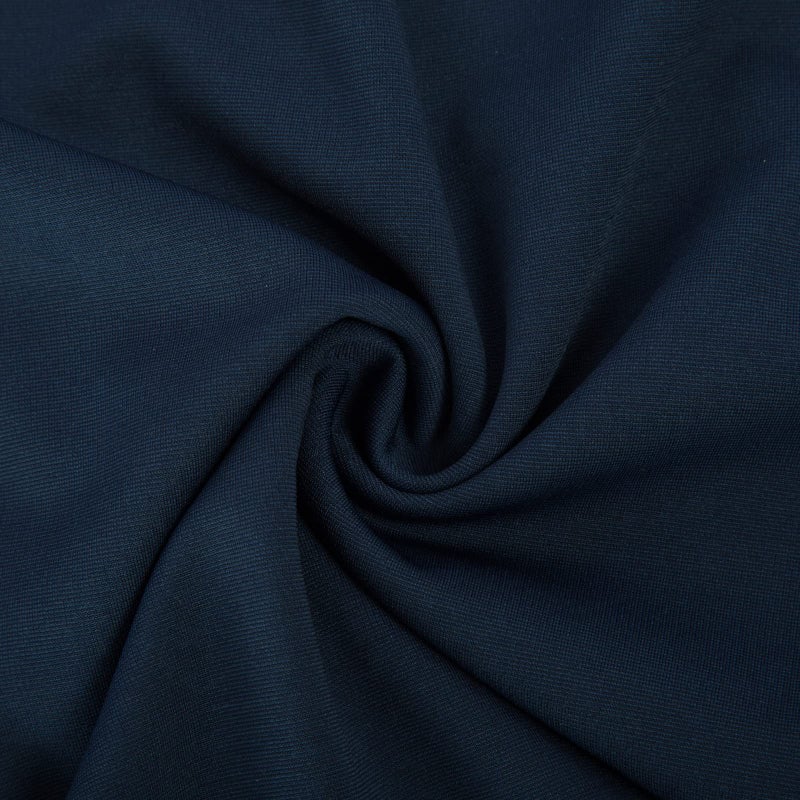 Kate Kasin Women's Pencil Skirt Elastic High Waist Bow Tie Knee Length Stretch Bodycon Skirts with Slit Navy X-Large - Image 4